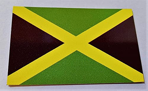 SAFIRMES 2 x Jamaikanische Flagge Magnet 6 x 3 cm Magnet Deko Jamaika Magnet Kühlschrank von SAFIRMES