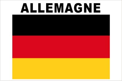 SAFIRMES Deutschland 1 x Aufkleber 10 x 15 cm Vinyl Sticker Auto Motorrad Koffer von SAFIRMES