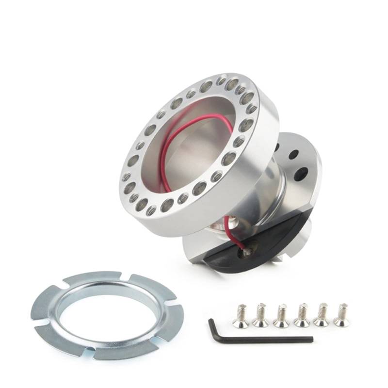 SAFWEL Aluminium-Lenkradnaben-Boss-Kit-Adapter, passend for Civic 96–11 EP3 EK9 EJ9 EK MR-9515 von SAFWEL