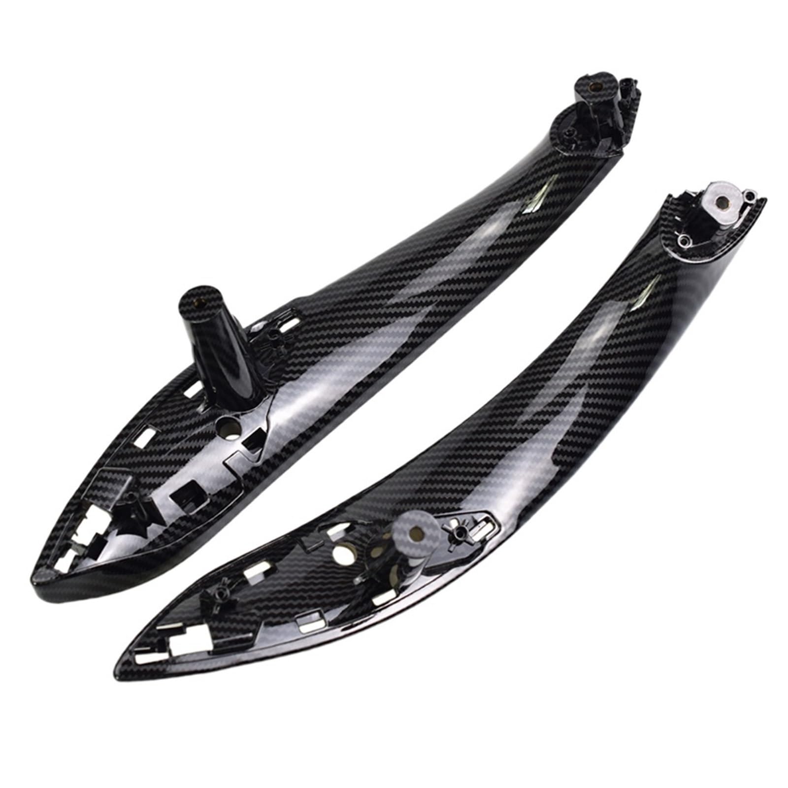 SAFWEL Auto Inner Griff Innen Tür Panel Pull Trim Abdeckung Carbon Faser Links Rechts Fit for BMW 3 4 Serie f30 F80 F31 F32 F33 F34 F35 F36 (Size : CarbonF-2Pcs-Rear) von SAFWEL