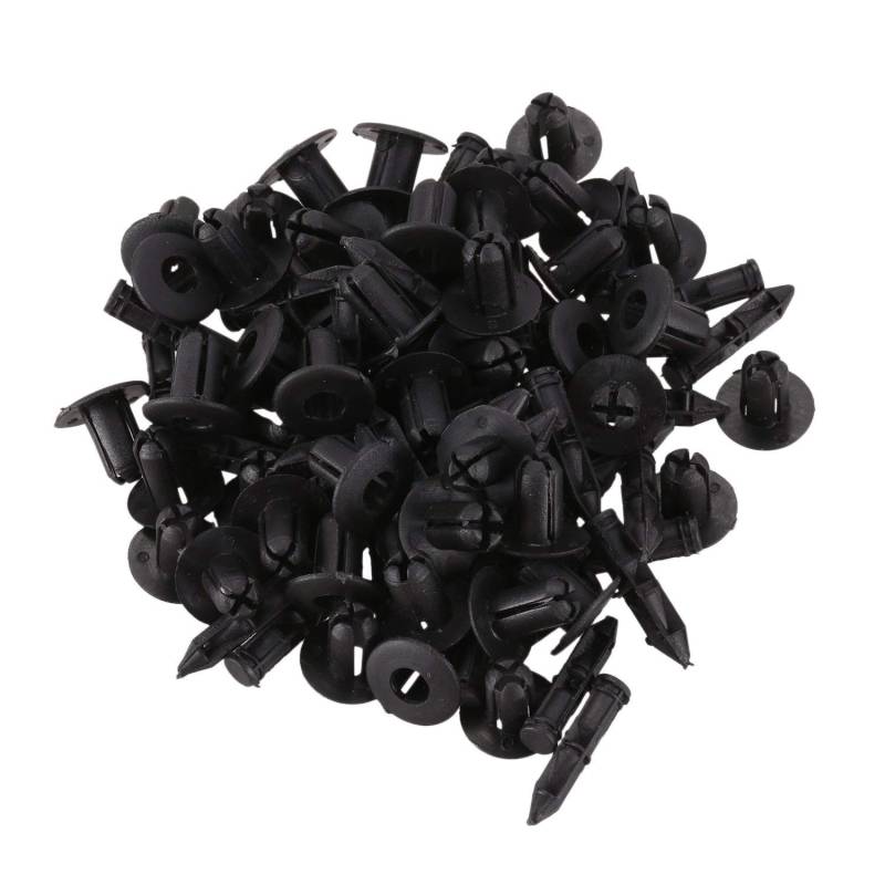 SAHROO 50 Stueck 6mm x 12mm Kunststoff Nieten Clips von SAHROO