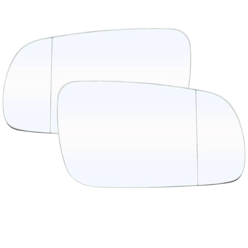 Außenspiegel Spiegelglas Für VW Für Jetta Für Golf Mk4 4 Für Passat B5 Seat Sharan 1999 2000 2001 2002 2003 2004 Links/Rechts Seite Flügel Spiegel Glas Beheizte Außen Clip Auf Rechts Spiegelglas Links von SAIBOL