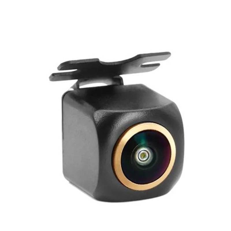 Auto Einparkkamera AHD 1080P Auto Front Reverse Backup Rückansicht Kamera 180 Grad Goldene Fisheye Einstellbar Für Fahrzeug Android DVD Monitor Reverse Kamera(Black AHD1080P) von SAIBOL