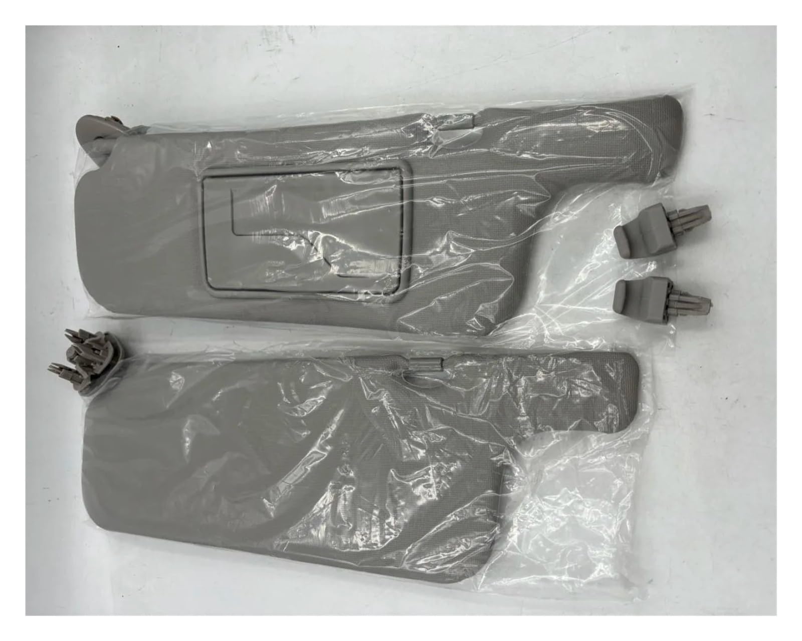 Auto-Sonnenschutz 2-teiliges Auto-Sonnenblende Für Toyota Für Corolla 2003-2012, Make-up-Spiegel, Sonnenschutz, Innere Frontscheiben-Sonnenblende Visier(Gray L and R 2 pcs) von SAIBOL