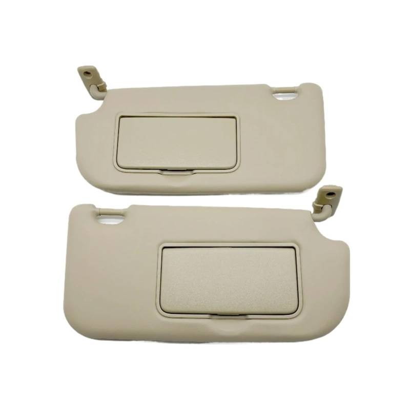 Auto-Sonnenschutz 2PC Geeignet Für Kia Für Sportage 2004-2009 Sonnenblende Innen Sonnenschirm 8520103010 8520203000 Auto Sonnenblende Visier(Left and Right beige) von SAIBOL