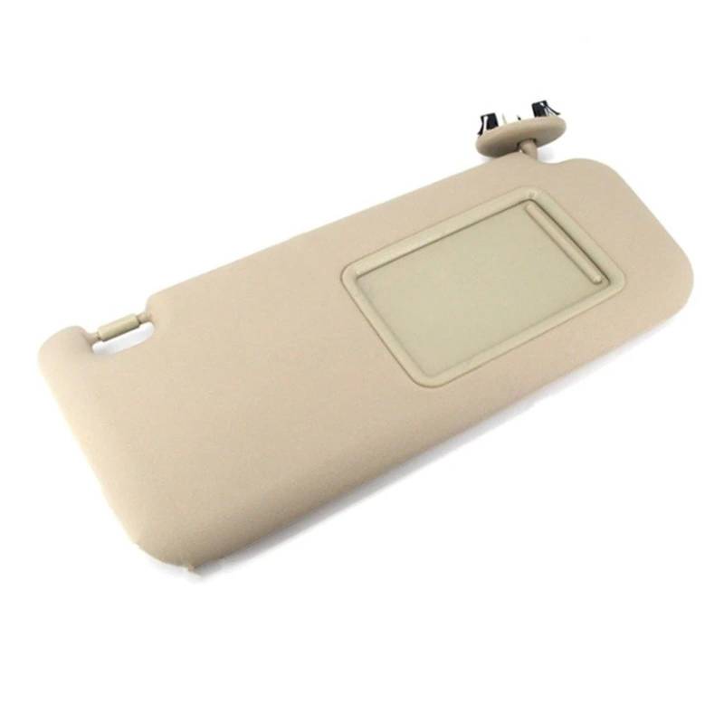 Auto-Sonnenschutz 74320-42501-B2 Für Toyota Für RAV4 2006-2011 2012 2013 Auto Sonnenblende Sonnenschirm Mit Make-Up Spiegel Innen Vorne Sonnenblende Panel Visier(Beige-Right) von SAIBOL