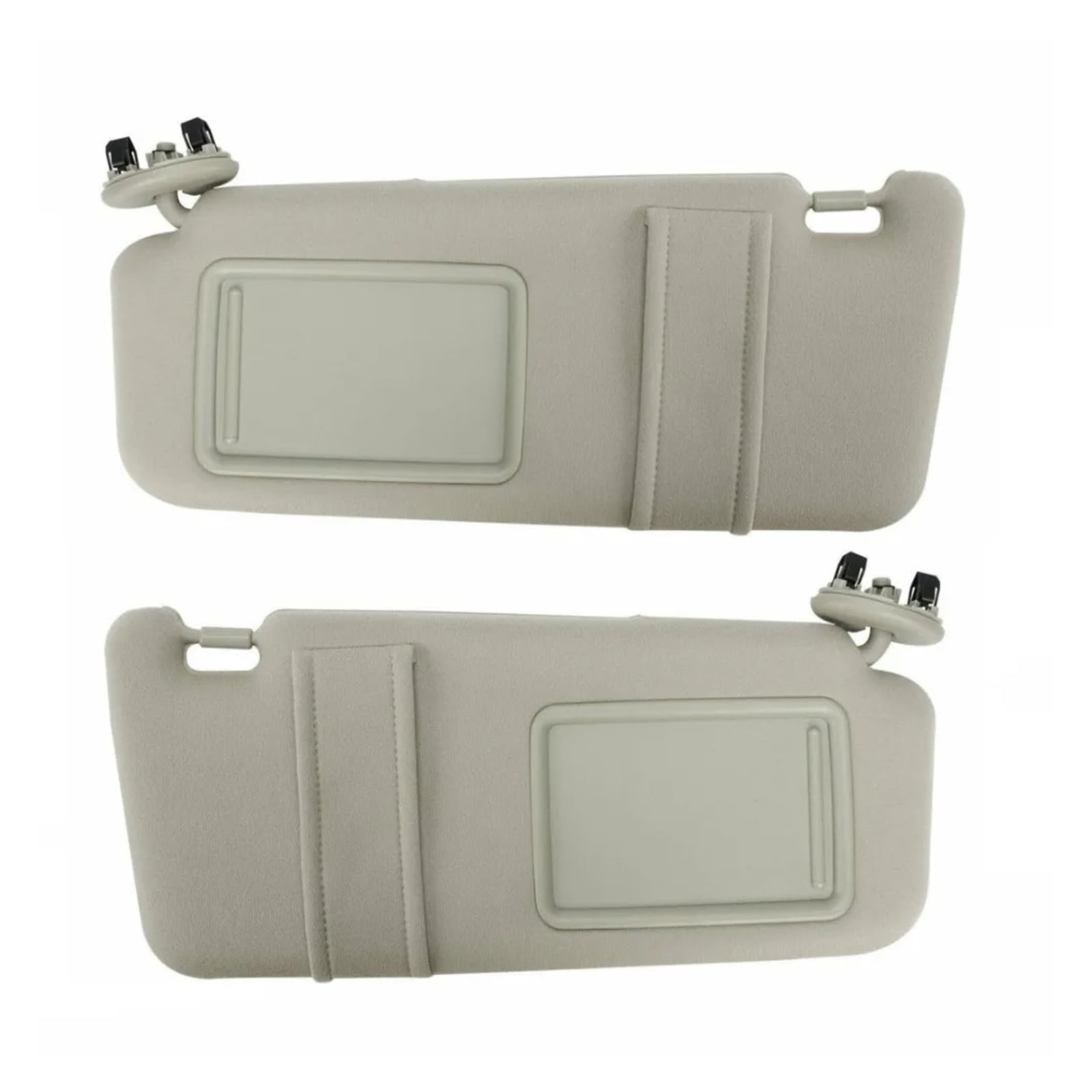 Auto-Sonnenschutz Beige Grau 74320-06780-B0 Auto Sonnenblende Schatten Spiegel Fahrer Passagier Links Rechts Seite Für Toyota Für Camry 2007-2011 Visier(Left and Right) von SAIBOL