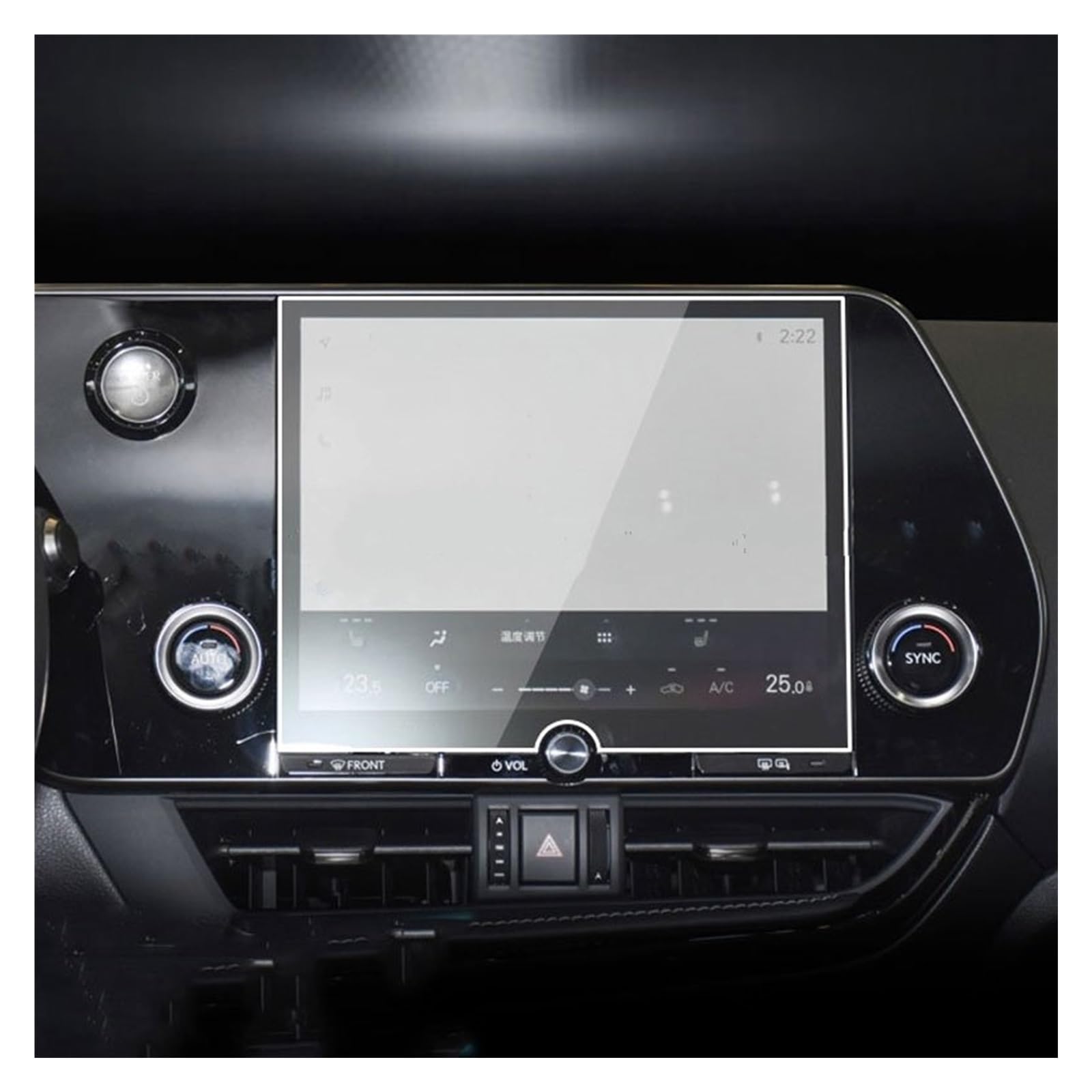 Displayschutz-Folie Für Lexus NX NX450H NX350 NX250 NX350H 2022 2023 Autoradio GPS Auto-Infotainment-Bildschirmaufkleber Aus Gehärtetem Glas Displayschutzfolie von SAIBOL