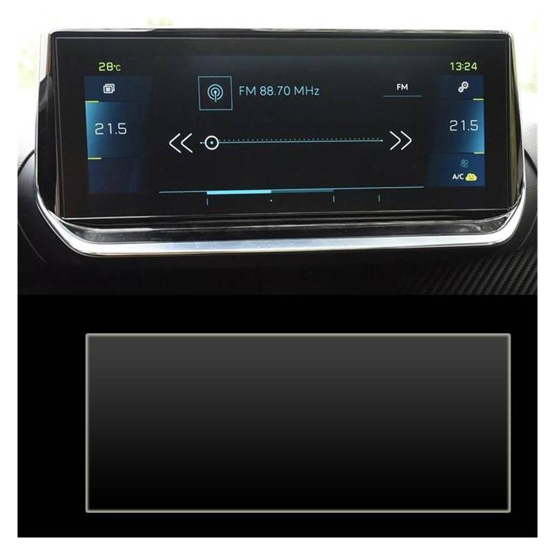 Displayschutz-Folie Für Peugeot 2008/E2008 2020 7 Zoll 10 Zoll Touchscreen Schutzfolien Infotainment Navigation Panzerglas Displayschutz Displayschutzfolie von SAIBOL