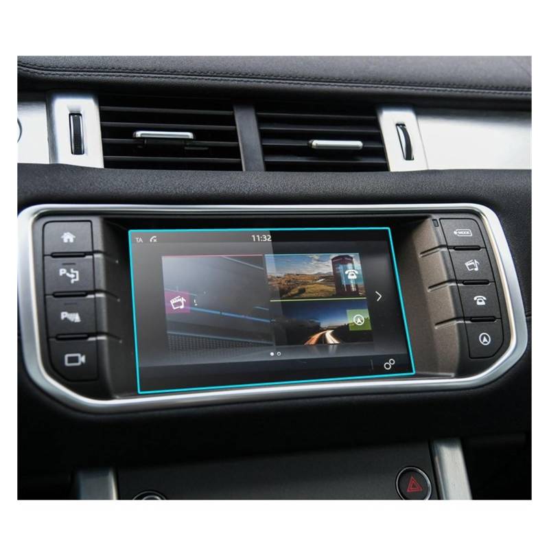 Displayschutz-Folie Für Range Für Rover Für Evoque 2013-2018 Auto GPS-Navigation Touchscreen Gehärtetem Glas Schutzfolie Displayschutzfolie von SAIBOL