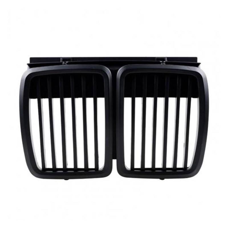 Frontgrill 1 Paar Auto Gitter Mesh Blatt Matte Schwarz Front Racing Grill 51131884350 Für E30 M40 1982-1994 Front Kühlergrille von SAIBOL