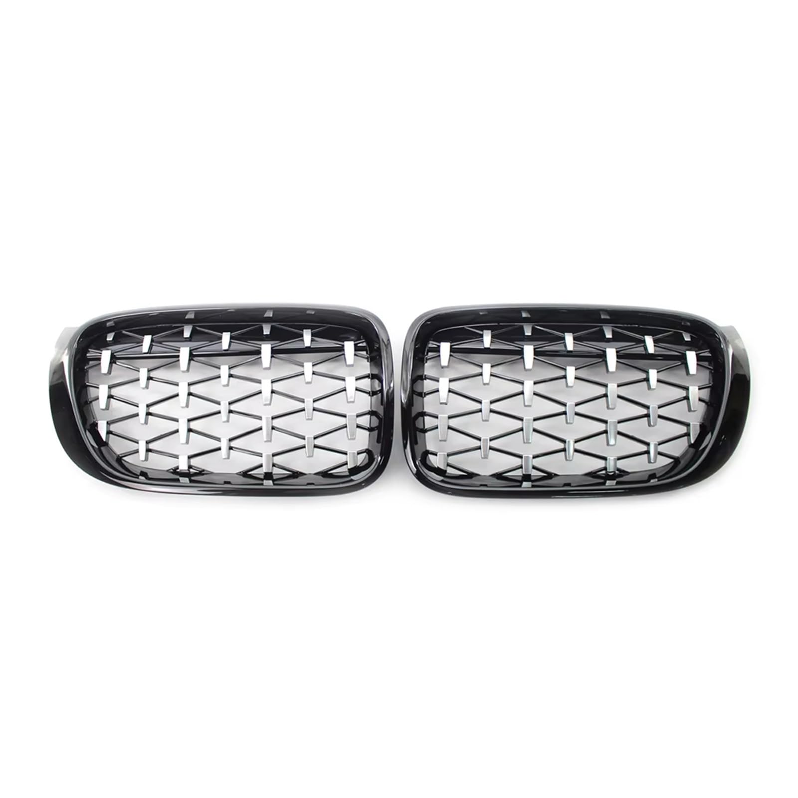 Frontgrill 2-teilige Auto-Mesh-Grills Für X3 F25/X4 F26 2014 2015 2016 2017 Diamond Meteor Frontnierengrill ABS-Kunststoff Front Kühlergrille von SAIBOL