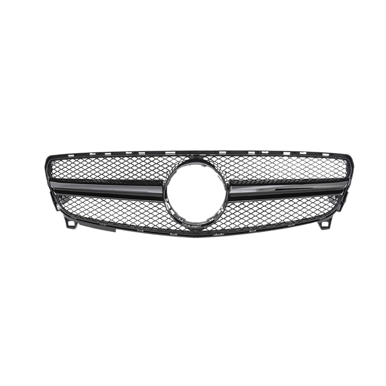 Frontgrill 2016 2017 2018 Für Benz A-Klasse W176 A180 A200 A220 A250 A45 AMG & GTR & Diamant Stil Kühlergrill Grill Front Kühlergrille(AMG-Black) von SAIBOL