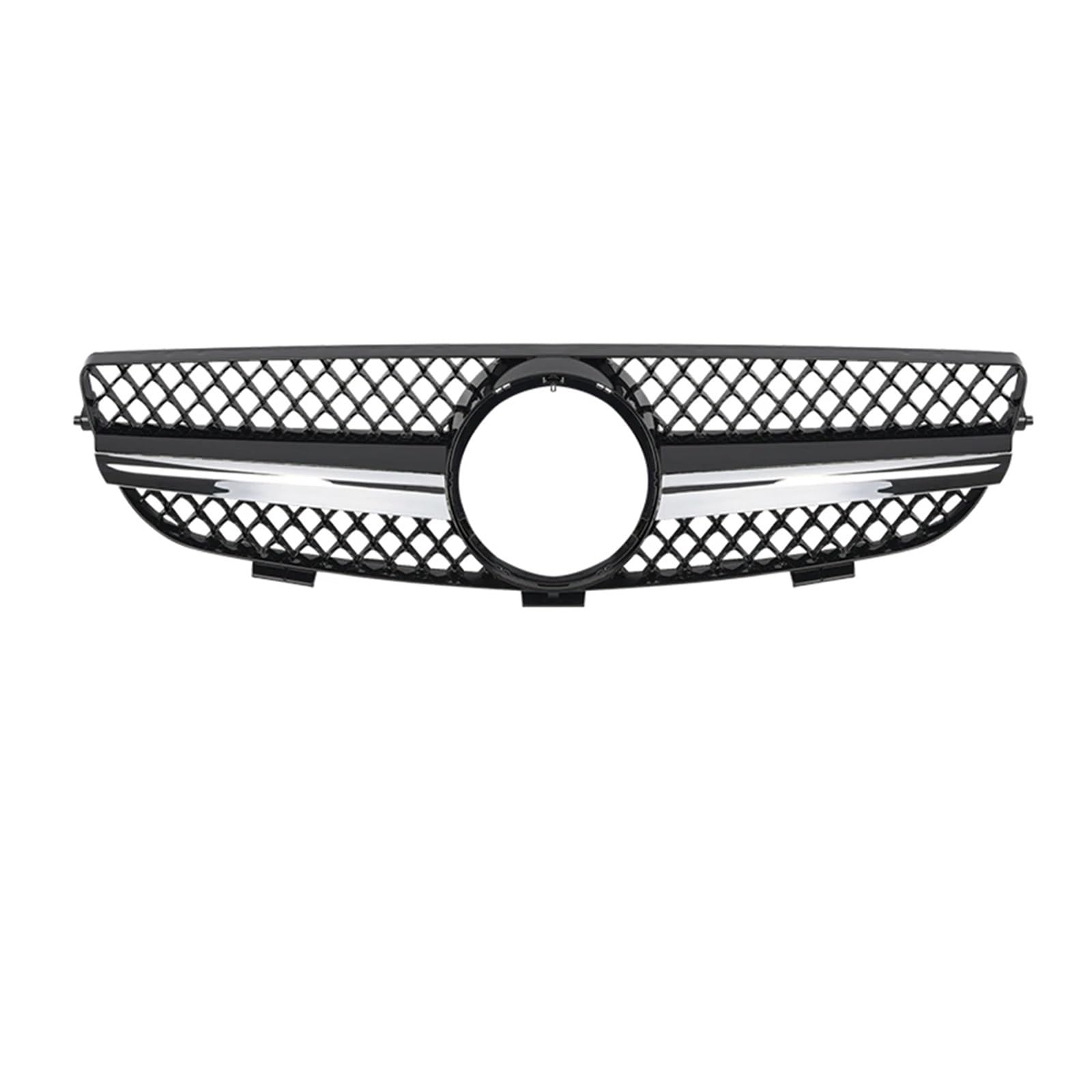 Frontgrill Auto Front Grills Grille Oberen Stoßfänger Haube Mesh Für Benz CLK Klasse W209 CLK63 CLK550 CLK320 2003 2004 2005 2006 2007 2008 2009 Front Kühlergrille von SAIBOL