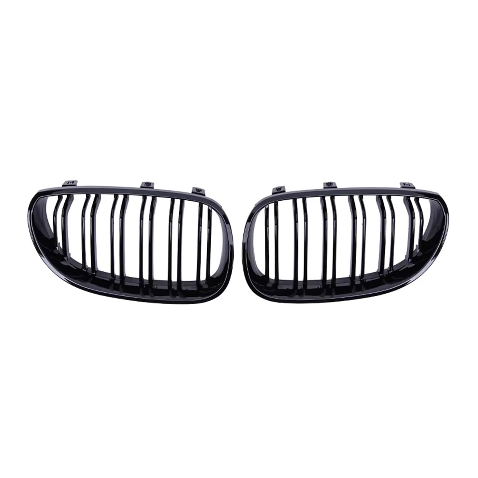 Frontgrill Auto Frontstoßstange Nierengrill Grill Haube Mesh Doppel Linie Racing Grills Für 5 Series E60 M5 E61 520i 545i 550i 535i 2003-2010 Front Kühlergrille von SAIBOL