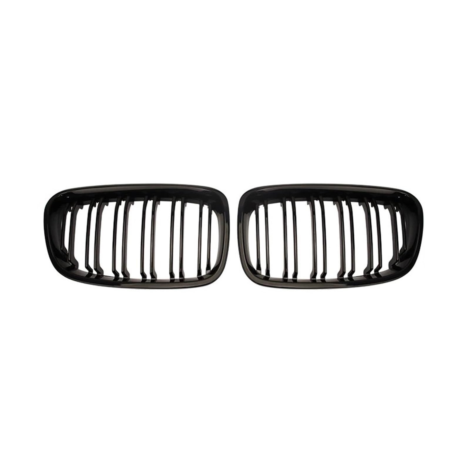 Frontgrill Auto Frontstoßstange Nierengrill Racing Grills Für 1 Series F20 F21 2011-2014 Ersatz Doppellamellen Glanz Schwarz Gitter Front Kühlergrille(Matt-schwarz) von SAIBOL