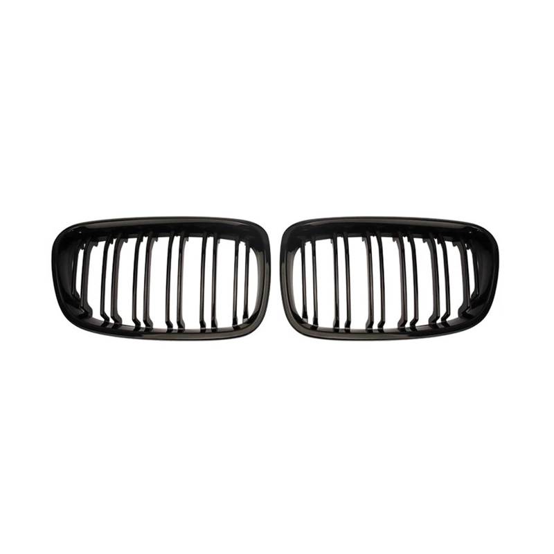 Frontgrill Auto Frontstoßstange Nierengrill Racing Grills Für 1 Series F20 F21 2011-2014 Ersatz Doppellamellen Glanz Schwarz Gitter Front Kühlergrille(Matt-schwarz) von SAIBOL