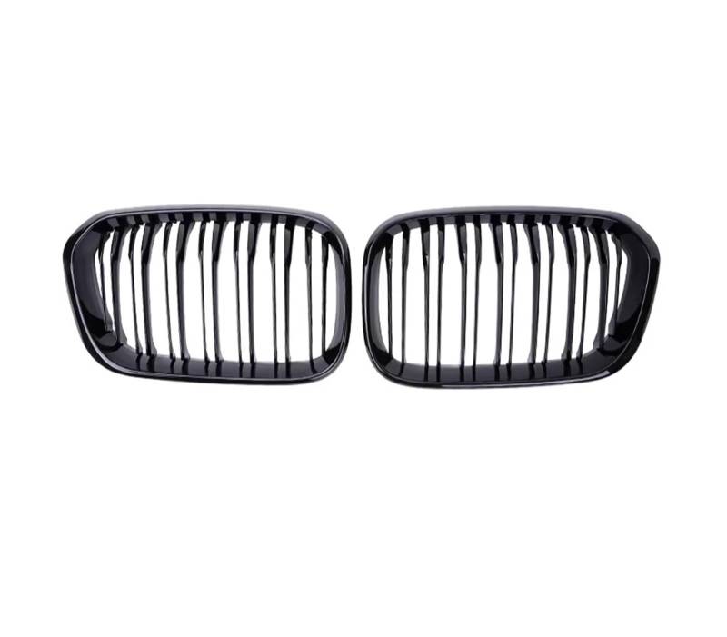 Frontgrill Auto-Frontstoßstangengitter Nieren-Renngrill Für 1er F20 F21 118i 120i 125i 116i 2015-2017 Doppellamellen-Ersatzgitter Front Kühlergrille von SAIBOL