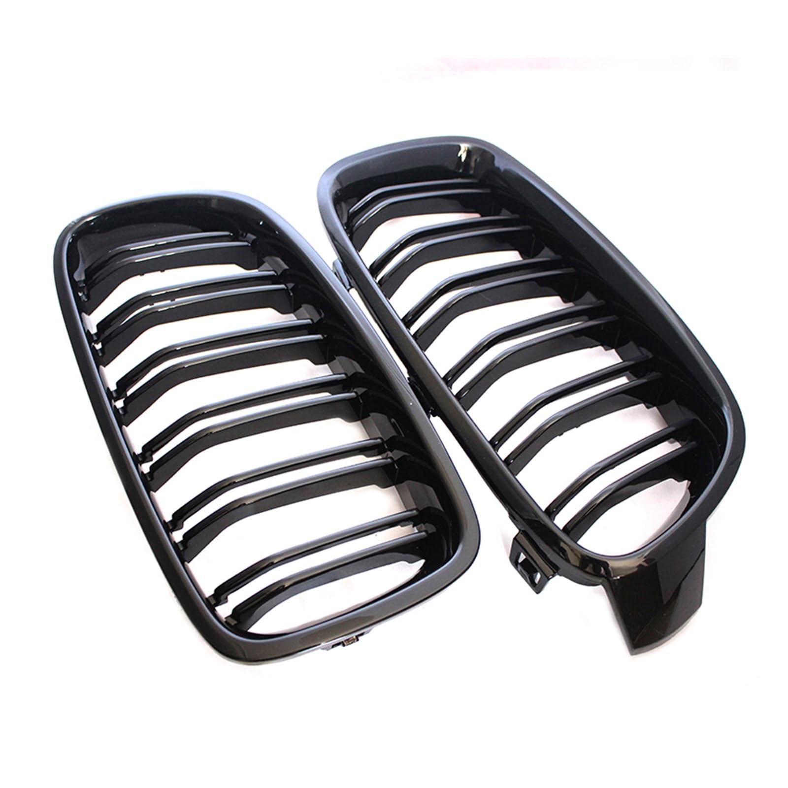 Frontgrill Auto Kühlergrill Racing Front Sport Grill Glanz Schwarz Doppel Lamellen Niere Kühlergrill Für 3-Serie F30 F31 F35 2011 2012 2013 2014 2015-2019 Front Kühlergrille(Gloss Black) von SAIBOL