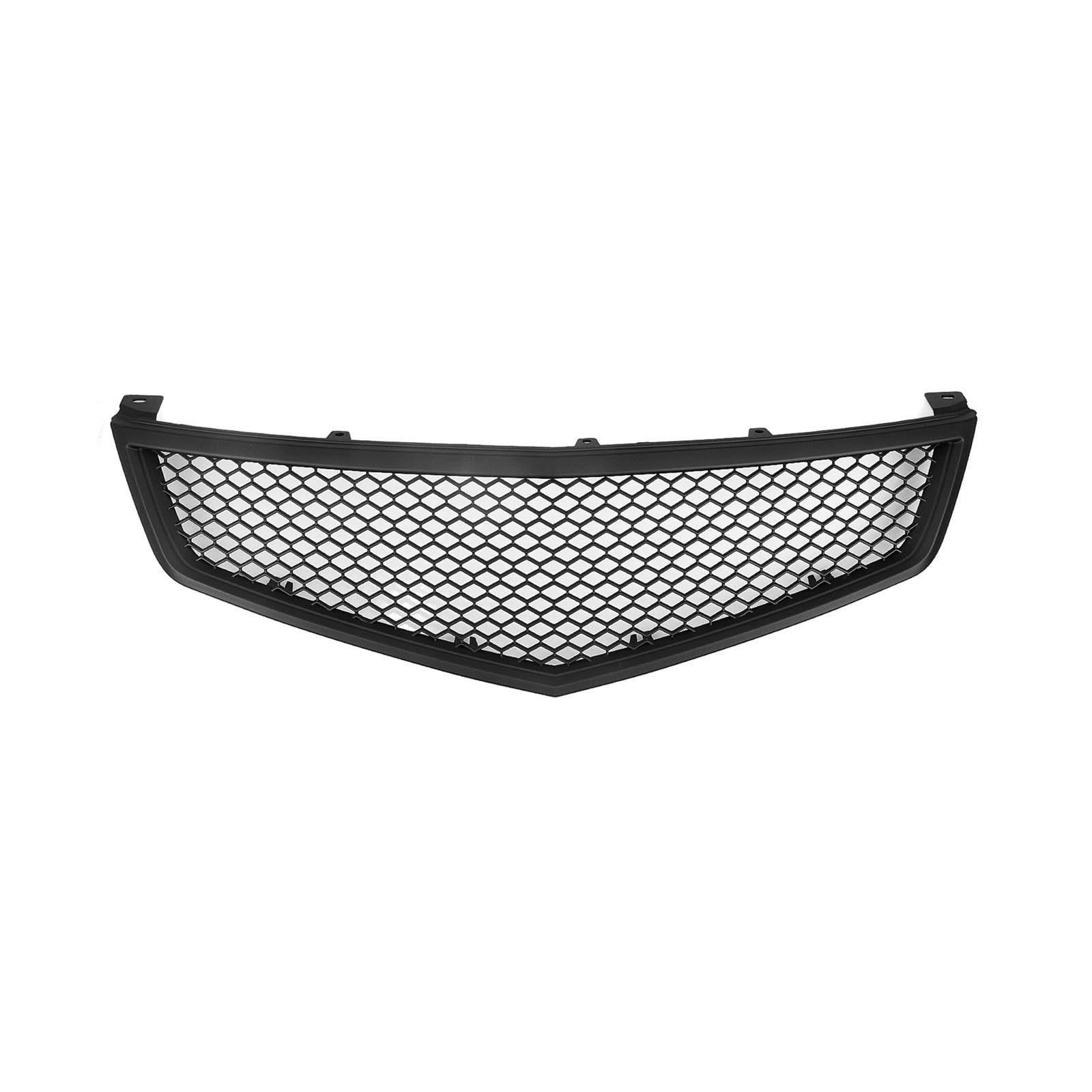 Frontgrill Auto Kühlergrill Racing Grill Oberen Ersatz Haube Mesh Auto Kit Für TSX 2006 2007 2008 Front Kühlergrille(Matt-schwarz) von SAIBOL