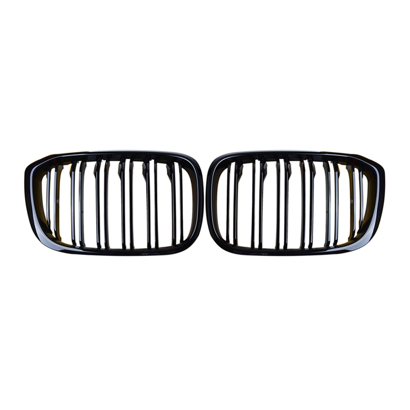 Frontgrill Autozubehör Front Nierengrill Einzellinie Glanz Schwarz Stoßstange Racing Grills Für X3 X4 G01 G02 G08 2018-2020 Front Kühlergrille(Gloss Black Dual) von SAIBOL