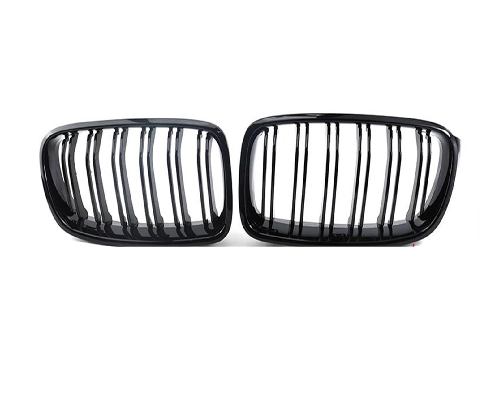 Frontgrill Diamant-Nierengrill Für Die Frontstoßstange, Doppellamellen-Rennsportgrill Für 3er-Serie F30 F31 F35 2011–2019, Autozubehör Front Kühlergrille(Double Line Black) von SAIBOL