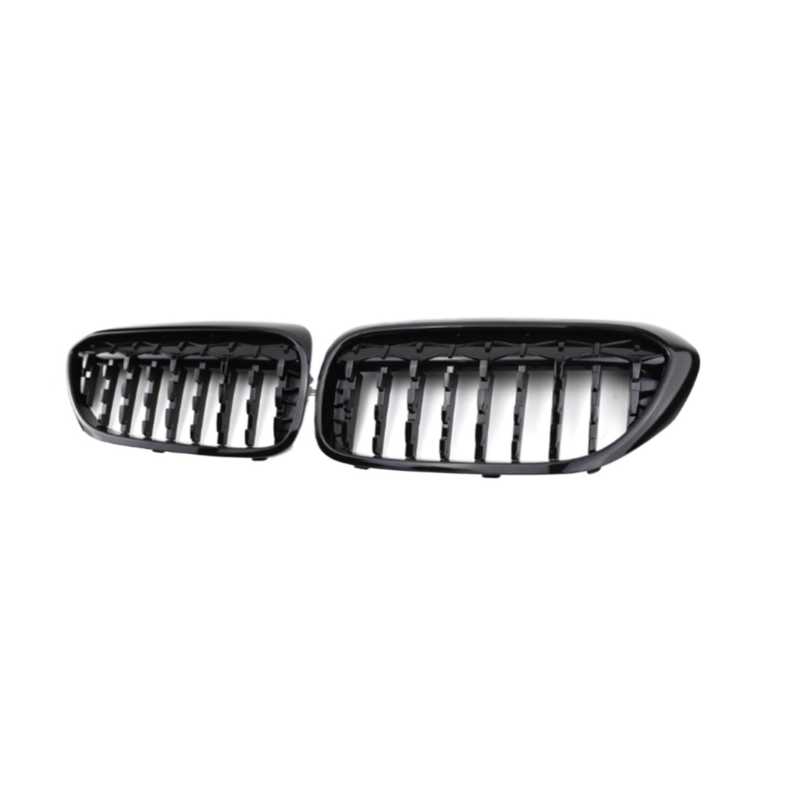 Frontgrill Frontgrills Für 5er G30 G38 2017–2020 Glänzend Schwarzer Diamant-Nierengrill Ersatz-Racing-Frontstoßstangengitter Front Kühlergrille(Dia Black) von SAIBOL