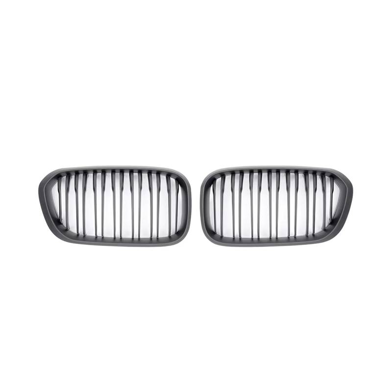 Frontgrill Frontstoßstange Nierengrill Kühlerschutzgitter Autozubehör Für 1er F20 F21 120i 2015 2016 2017 2018 2019 LCI Front Kühlergrille(Matt-schwarz) von SAIBOL