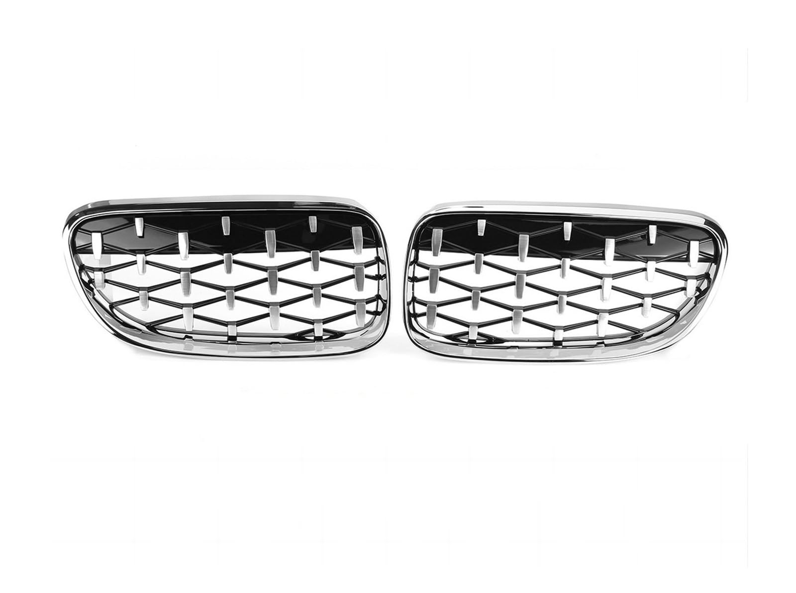 Frontgrill Für 3er E92 E93 M3 2-Türer 2006-2009/2010-2013 Frontnierengrill Kühlergrill Sportwagen-Tuning-Zubehör Front Kühlergrille(10-13 Silver) von SAIBOL