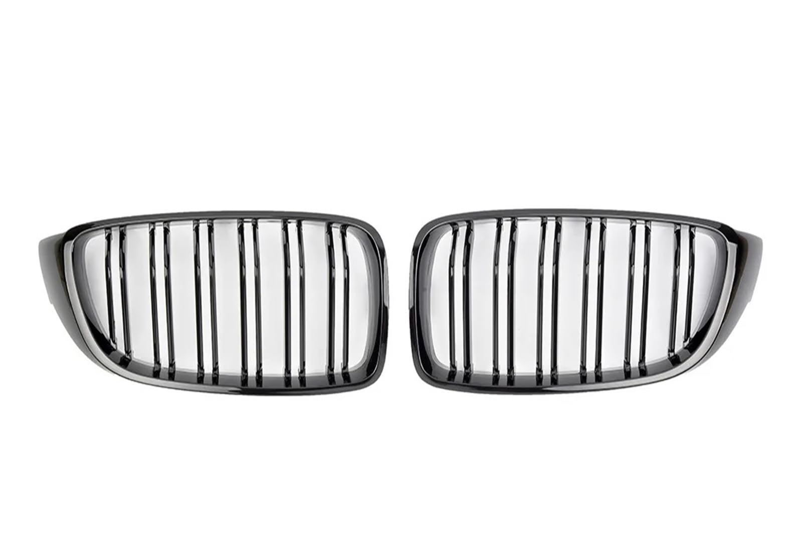 Frontgrill Für 4 Serie 428i 440i 435i F33 F36 F80 M3 F82 F32 M3 F83 M4 2013-2020 Carbon Fiber Niere Grille ABS Front Stoßstange Racing Grill Front Kühlergrille(Glossy Black) von SAIBOL