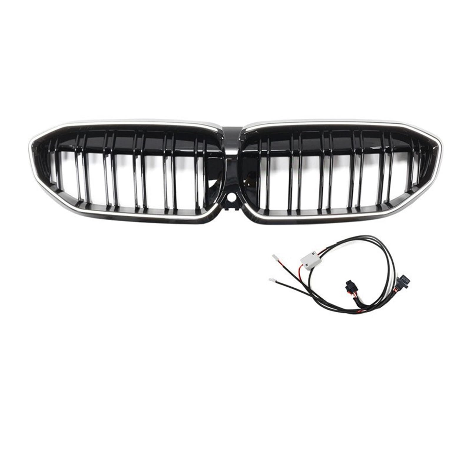 Frontgrill Für 5 Series G20 G30 G32 G05 G06 G01 G02 G08 X3M F95 F96 F30 F10 I3 Ix3 Ix4 Mit LED-Leuchten Auto Frontstoßstangengrill Front Kühlergrille(19-22 G20) von SAIBOL