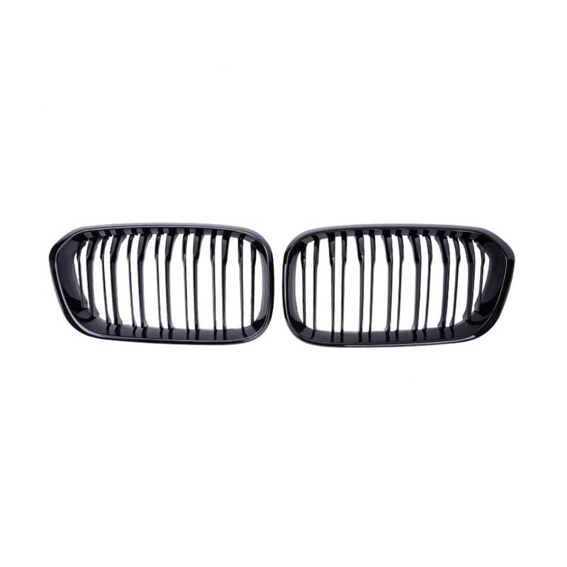 Frontgrill Für F20 F21 120i 118i 116i 116d M135i M140i 2015-2017 Auto Vorderen Stoßfänger Gitter Nieren Racing Grill Auto Grille Zubehör Front Kühlergrille(Gloss Black) von SAIBOL