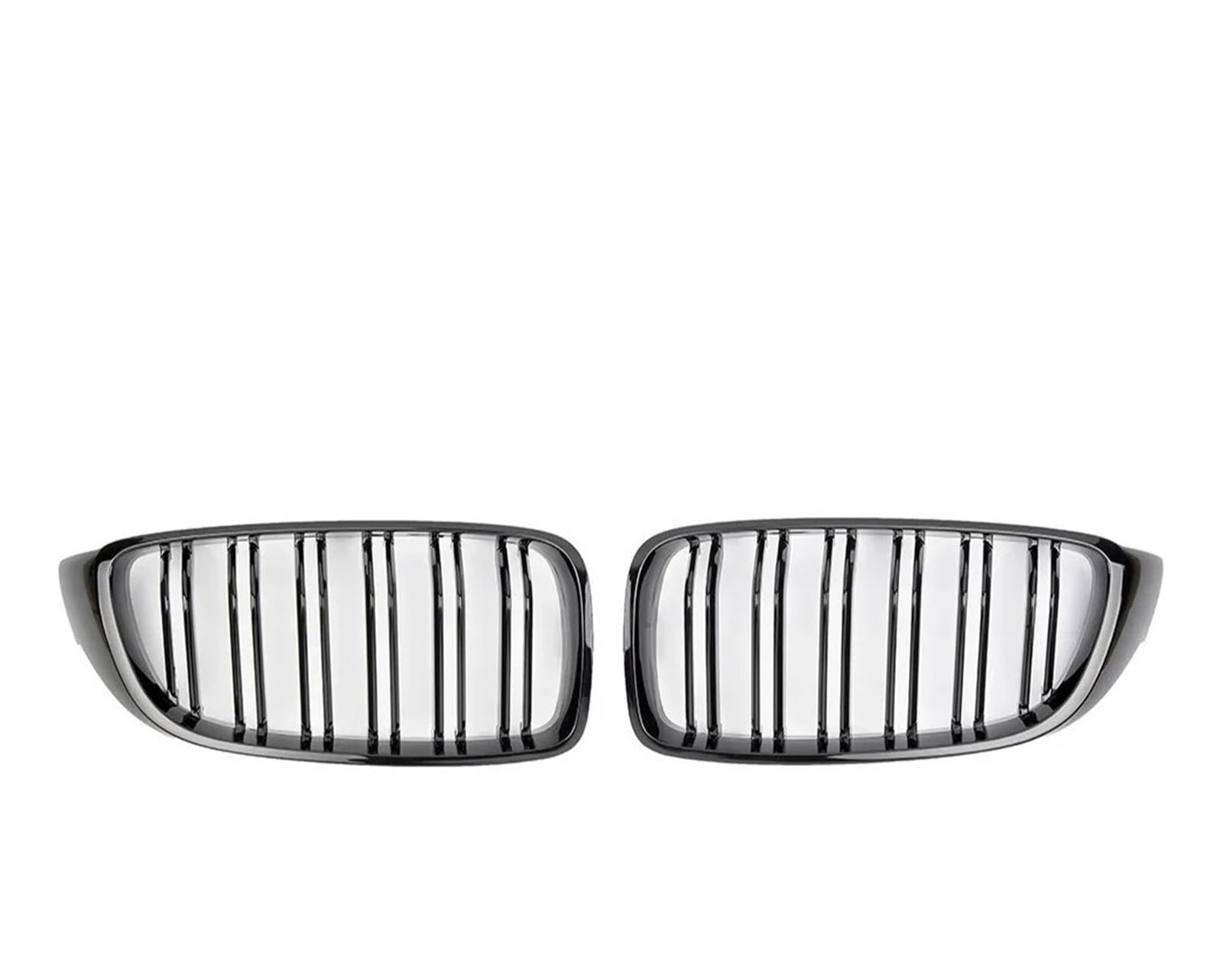 Frontgrill Für F32 F33 F36 F80 F82 2013-2020 Cabriolet Coupe 425i 430i 440i 435i Glänzend Schwarz Front Niere Kühlergrill Lamellen M4 Stil Grill Front Kühlergrille(Glossy Black) von SAIBOL