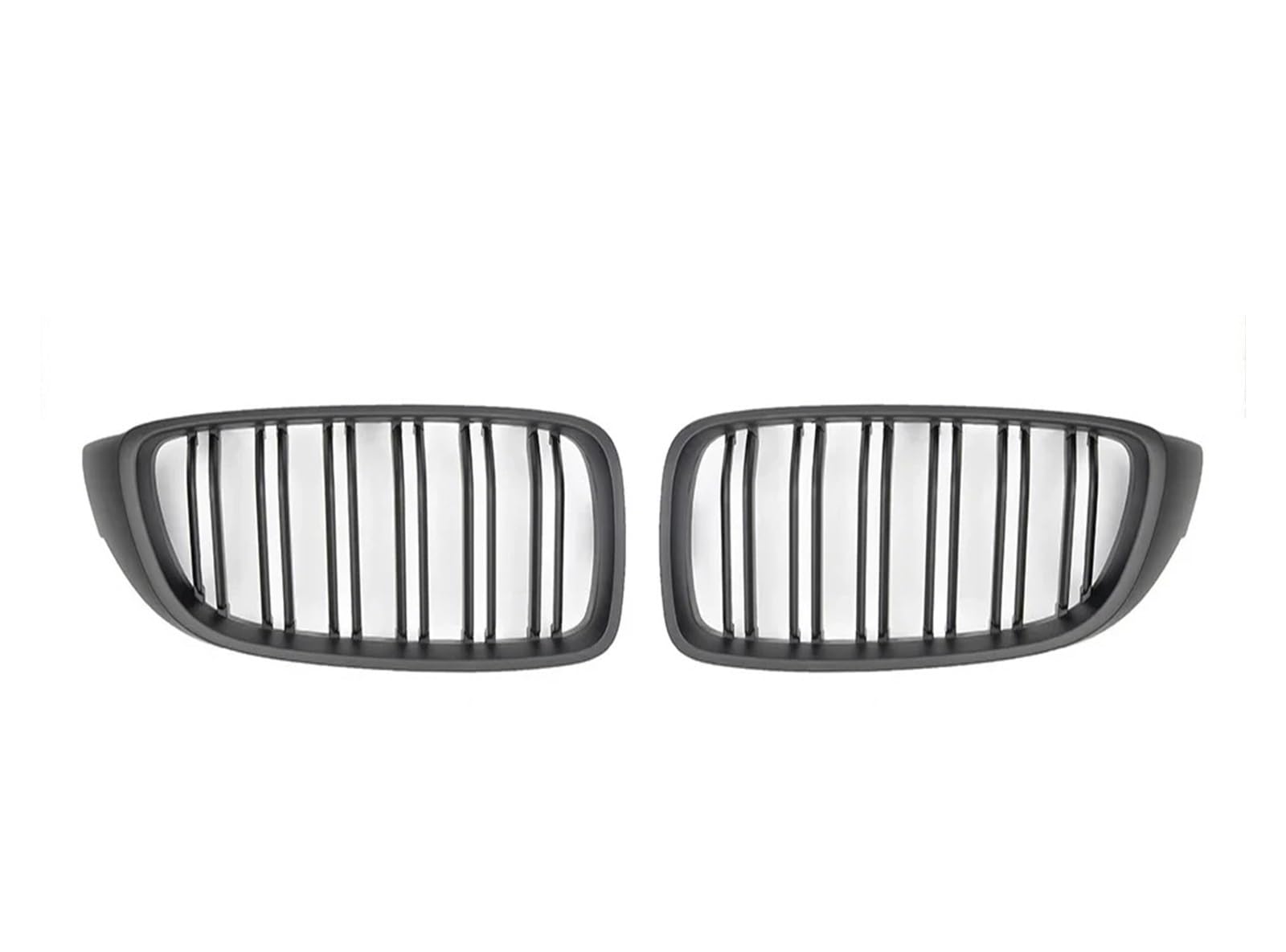 Frontgrill Für F32 F33 F36 F80 F82 425i 430i 440i 435i 2013-2020 Cabriolet Coupe Glänzend Schwarz Front Niere Kühlergrill Lamelle M4 Stil Grill Front Kühlergrille(Matt-schwarz) von SAIBOL