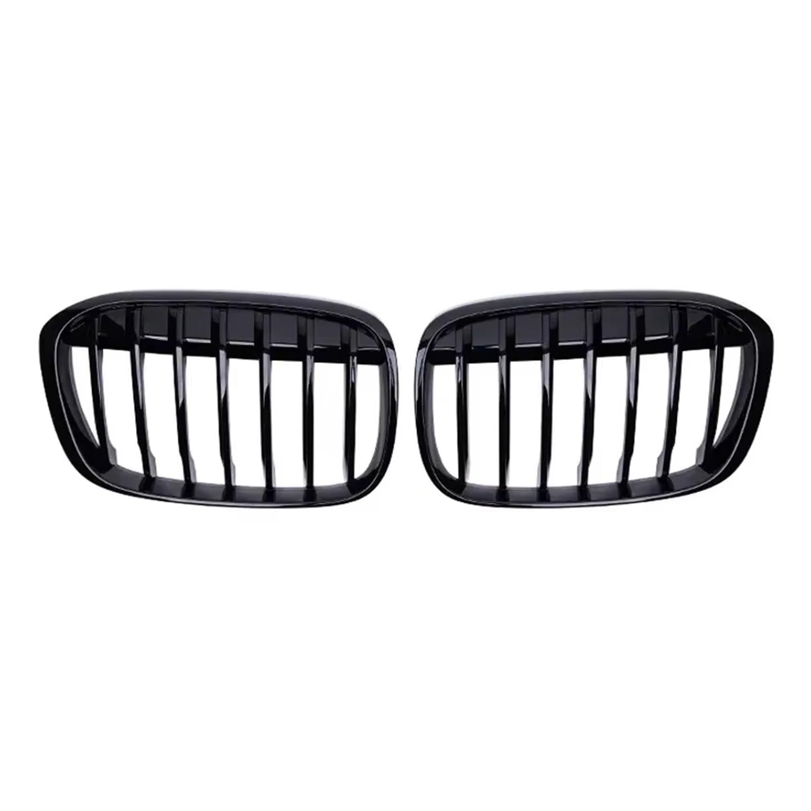 Frontgrill Für X1 F48 F49 2016 2017 2018 2019 Glänzend Schwarz Kühlergrill Auto Front Nierengrill Gitter Rennsport Grills Single Line Grille Zubehör Front Kühlergrille von SAIBOL