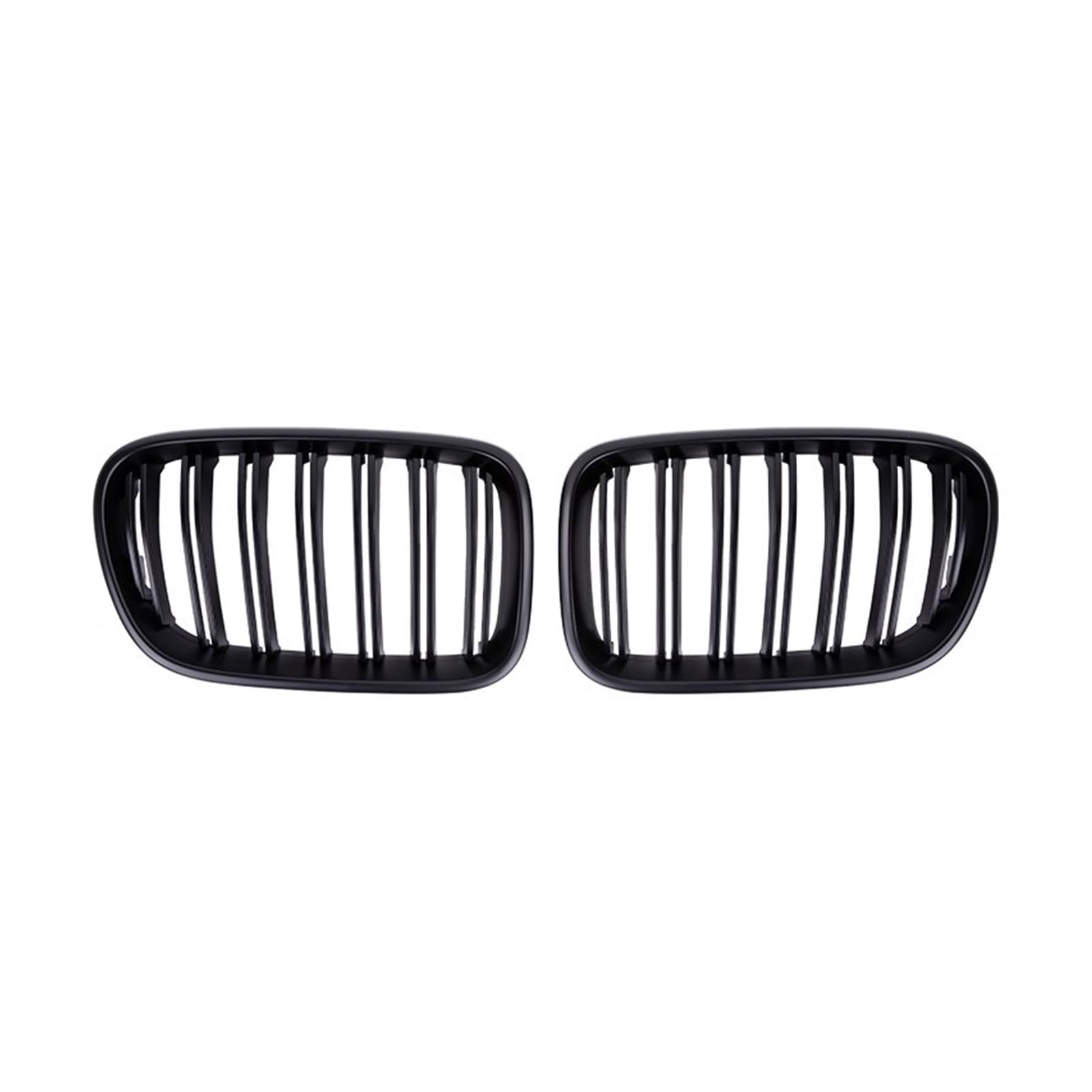 Frontgrill Für X3 F25 2011-2013 Schwarz Glänzend Auto Front Nieren Stoßstange Gitter Rennsport Grill Doppel Linie Grille Neues Zubehör Ersatz Front Kühlergrille(Matt-schwarz) von SAIBOL