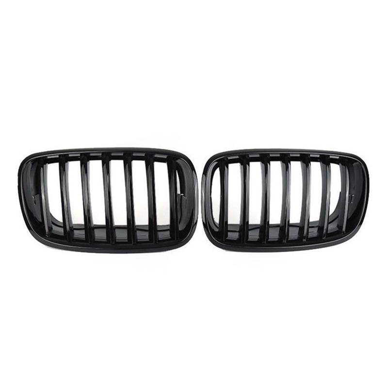 Frontgrill Für X5 X6 E70 E71 2007 2008 2009-2013 Front Nierengrill Matt Glänzend Schwarz Sport Racing Intake Grill Auto Zubehör Front Kühlergrille von SAIBOL