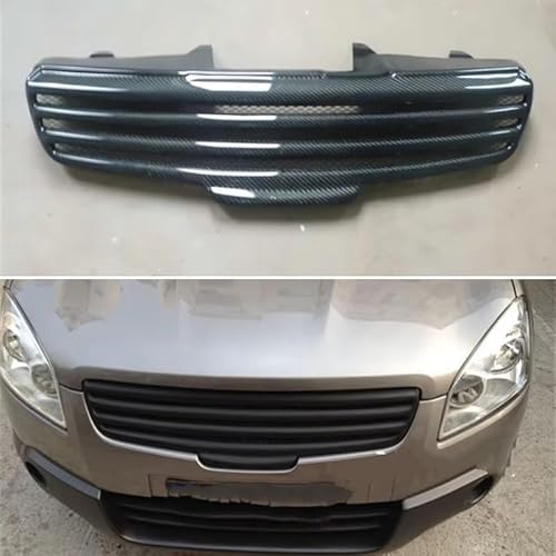 Frontgrill Kühlergrill-Refit Vorne Mitte Racing Grille Abdeckung Zubehör Body Kit Für Nissan Für Qashqai 2011 2012 2013 2014 2015 Jahr Front Kühlergrille von SAIBOL