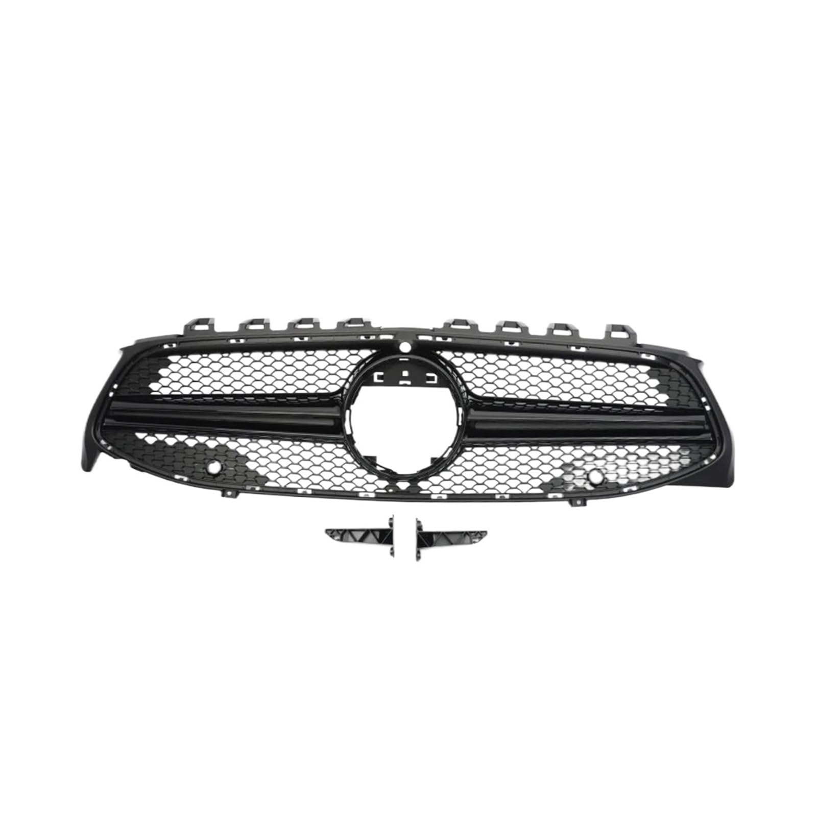 Frontgrill Panamericana GT Diamantgrill CLA35 45 AMG Style Kühlergrill Für Benz CLA Coupé Limousine Shooting Brake W118 X118 C118 180 260 2019-2023 Front Kühlergrille(CLA35 B W H) von SAIBOL