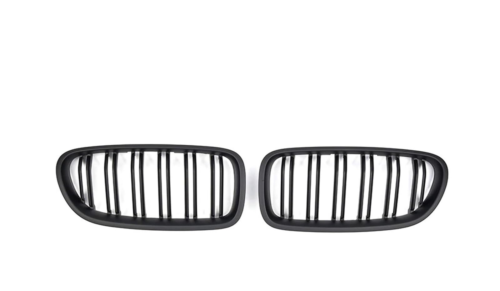 Frontgrill Schwarz Glänzend Für 5 Series F11 F10 M5 520d 530d 540i 528i 535i 2010-2016 Frontstoßstangengrill, Doppelt Breiter Nierengrill Front Kühlergrille(Matt-schwarz) von SAIBOL