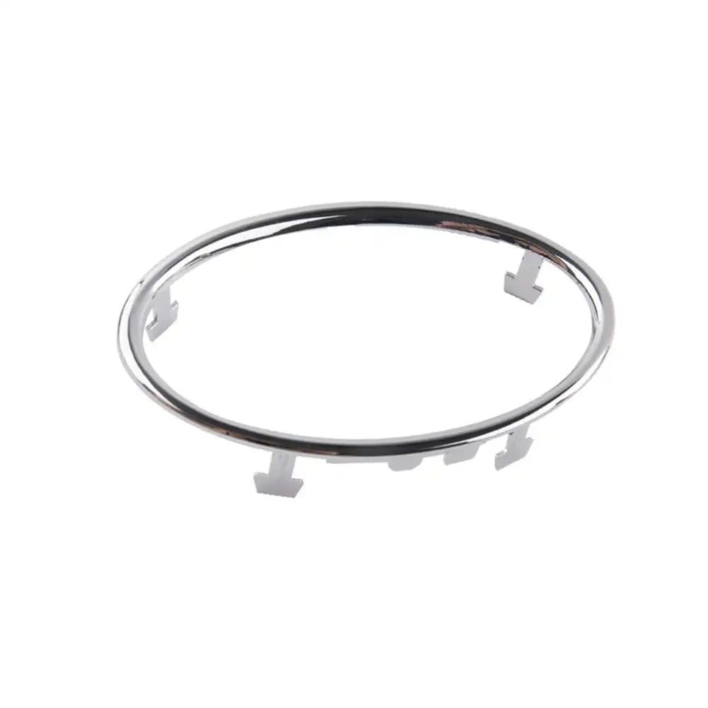 Interieurleisten 1/4Pcs Auto Klimaanlage Outlet Dekoration Kreis Ring Aufkleber Trim Für Ford Für Focus 2 MK2 2005-2013 Auto Innen Zubehör Auto Aufkleber(1pc Birght Silver) von SAIBOL