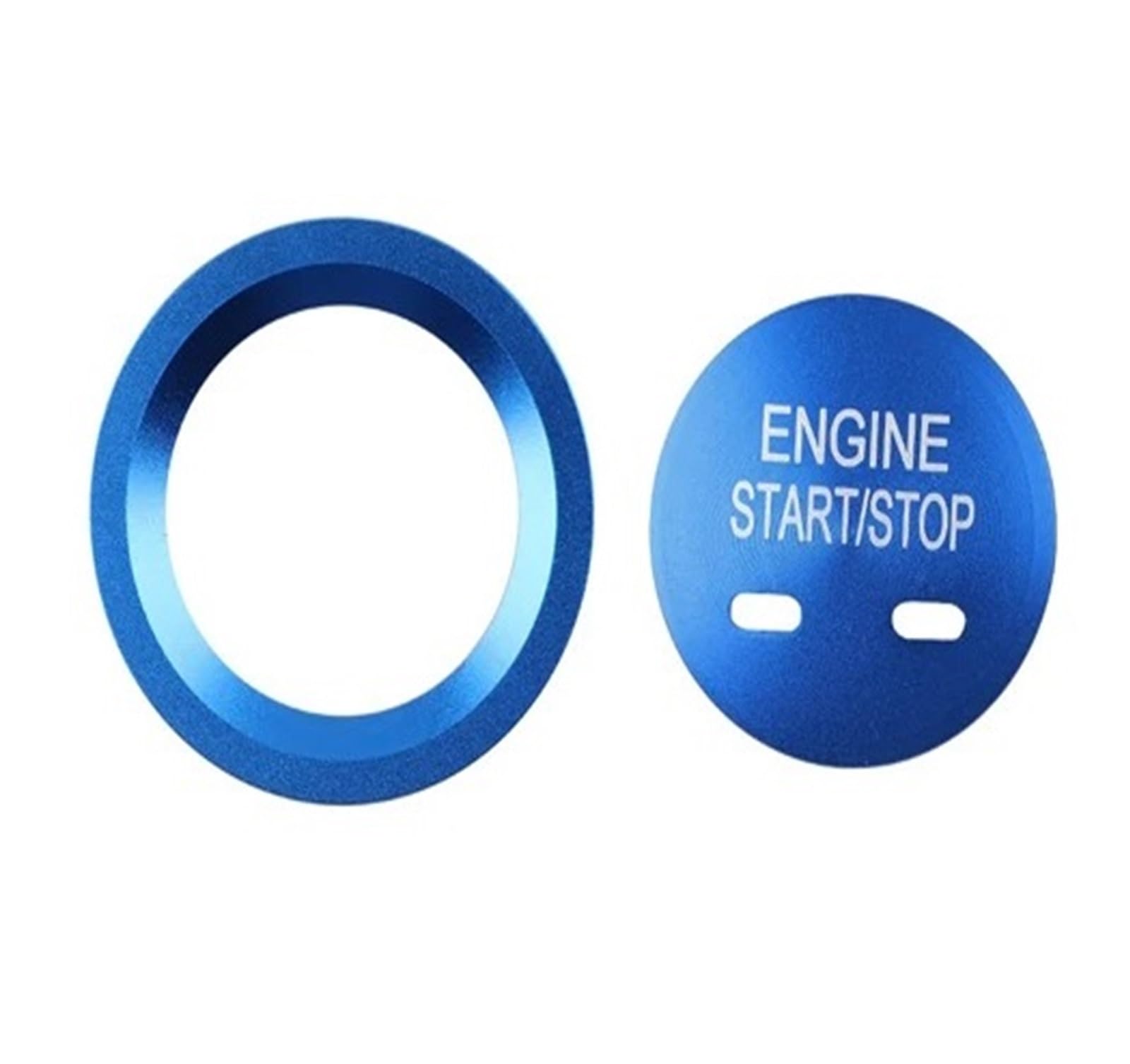 Interieurleisten Auto Styling Für Cadillac Für XT5 MG6 Auto Motor Push Start Stop Taste Ring Abdeckung Kappe Aufkleber Zubehör Auto Aufkleber(Blau) von SAIBOL