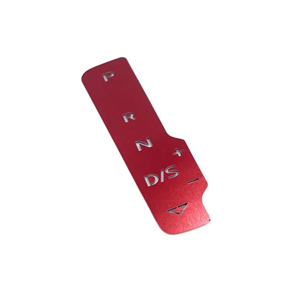 Interieurleisten Auto Styling Handbremse Shift Panel Taste Abdeckung Trim Aufkleber Für A3 8V 2013 2014 2015 2016 2017 2018 2019 Innen Aufkleber Auto Aufkleber(Gear Red) von SAIBOL