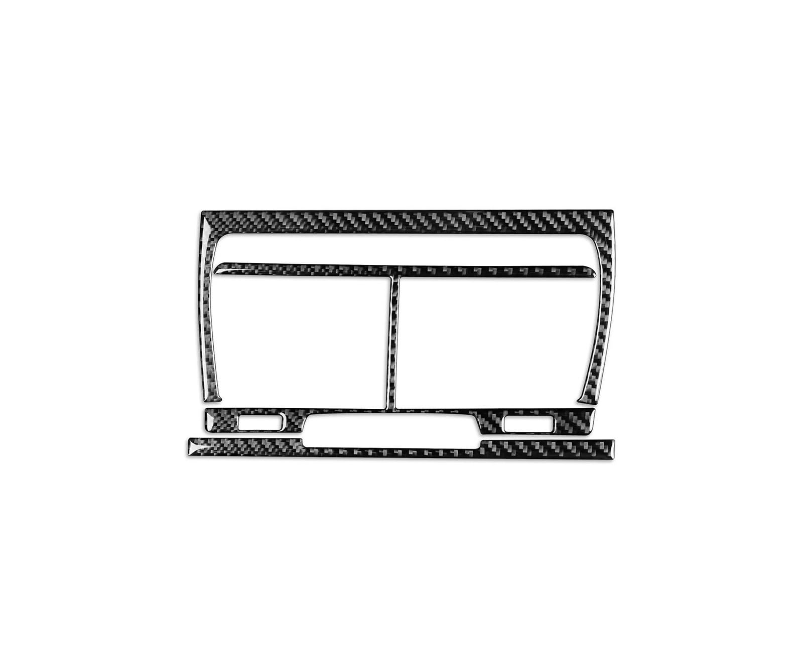 Interieurleisten Kohlefaser Für Q7 2007-2015, Innenraum, Zentrale Klimaanlage, Entlüftung, Dekorativer Aufkleber, Abdeckung, Zierrahmen, Zubehör Auto Aufkleber von SAIBOL