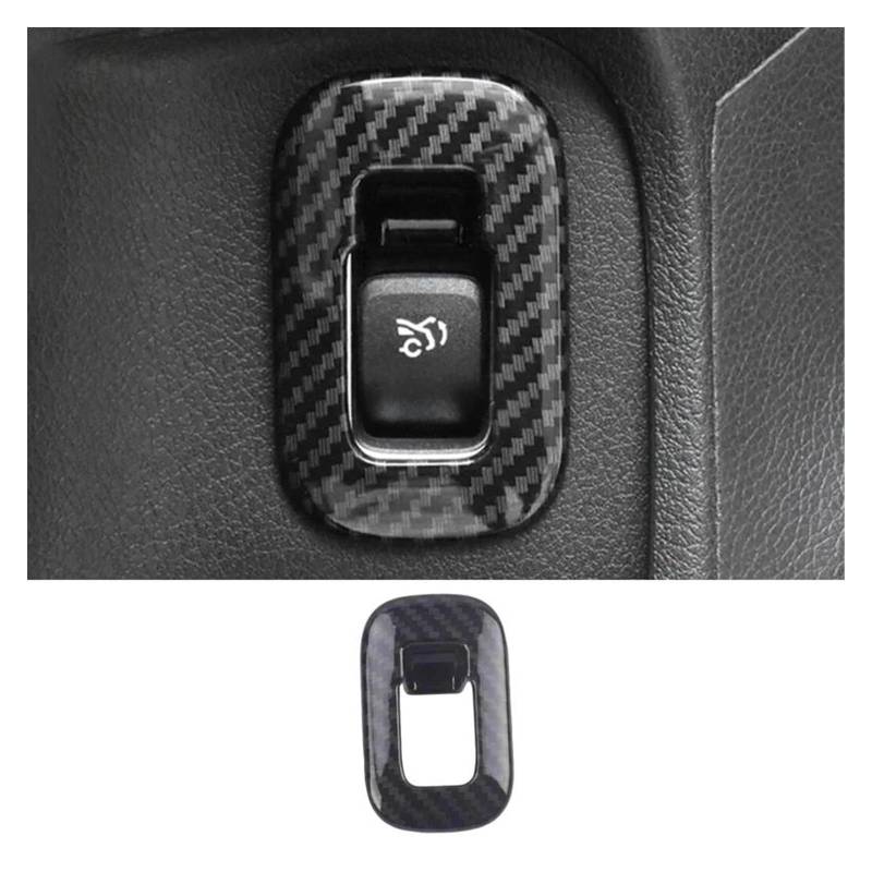 Panel Interieurleisten LHD Carbon Fiber Interior Center Konsole Air Vent Abdeckung Trim Für Benz W177 A-Klasse A200 A220 A250 2019 2020 Für CLA C118 Zierleisten Innen (Size : Trunk Switch Cover) von SAIBOL