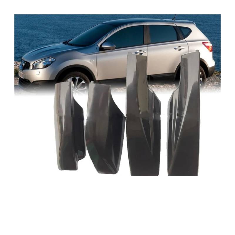 Relingträger Für Nissan Für Qashqai 2008 2009-2015 Dachträger Abdeckung Vorne Hinten Dach Gepäck Bar Schiene Ende Shell Plasitc Schutz Abdeckung Ersatz Dachreling (Farbe : Vorne Links) von SAIBOL