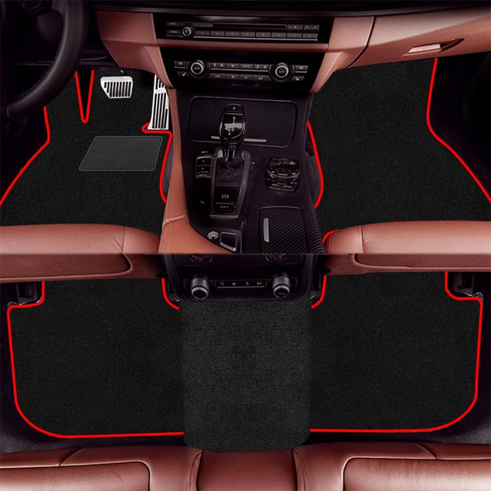 SAINANAR Fußmatten für Porsche für Cayenne 2011–2018 E2 92A NO Button on Air Outlet of Armrest Box,mit Befestigungsknöpfen Matten Teppiche Autozubehör von SAINANAR