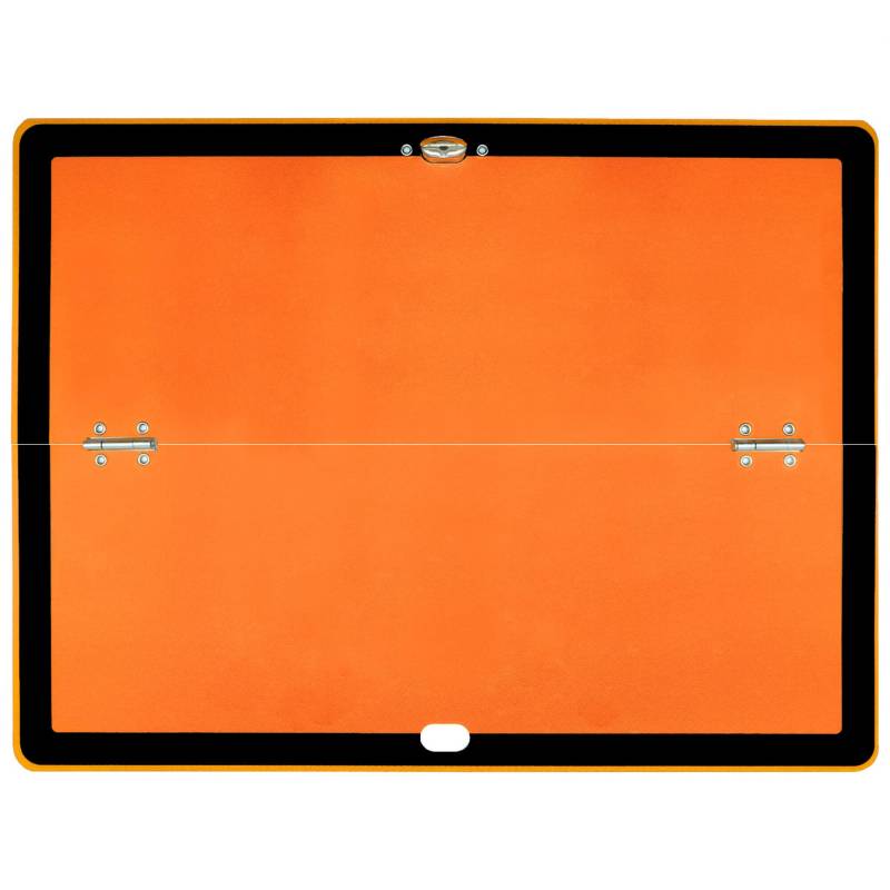 SAMETRUCK ADR Gefahrgut Warntafel Orange horizontal klappbar Warnschild LKW NFZ GGVS 400x300mm von SAMETRUCK