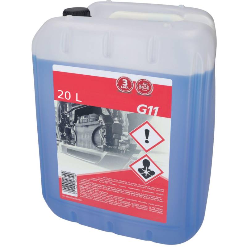 SAMETRUCK G12 / G11 Kühlerfrostschutz -80°C 5L Kühlflüssigkeit Konzentrat Antifreeze LKW PKW (G11 (Blau), 20L) von SAMETRUCK