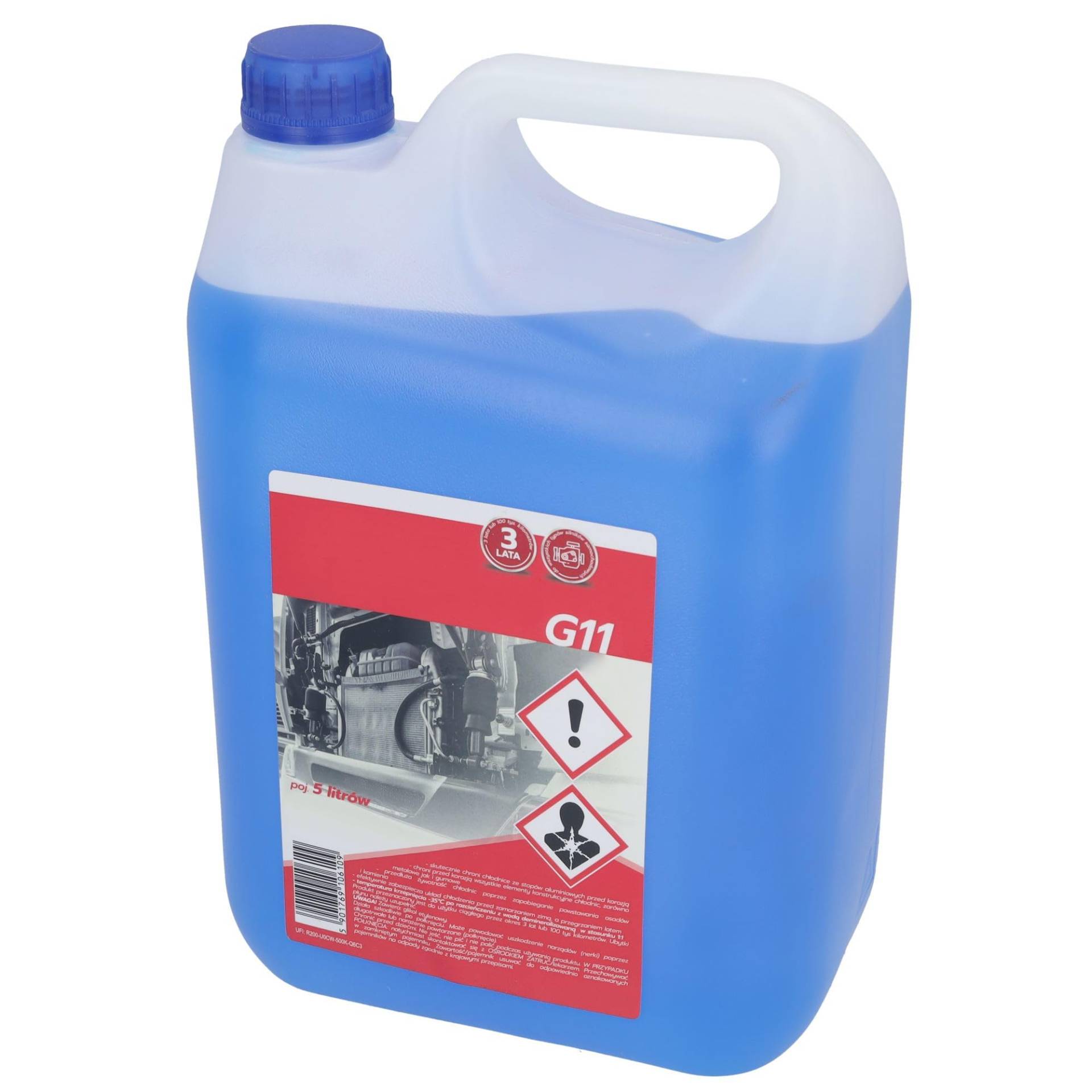 SAMETRUCK G12 / G11 Kühlerfrostschutz -80°C 5L Kühlflüssigkeit Konzentrat Antifreeze LKW PKW (G11 (Blau), 5L) von SAMETRUCK